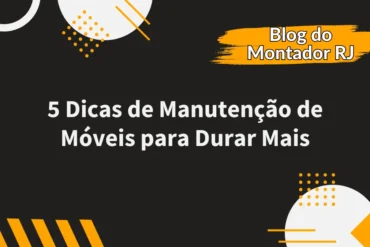 Montador de móveis no Rio de Janeiro realizando manutenção de móveis convencionais com 23 anos de experiência | O Montador RJ