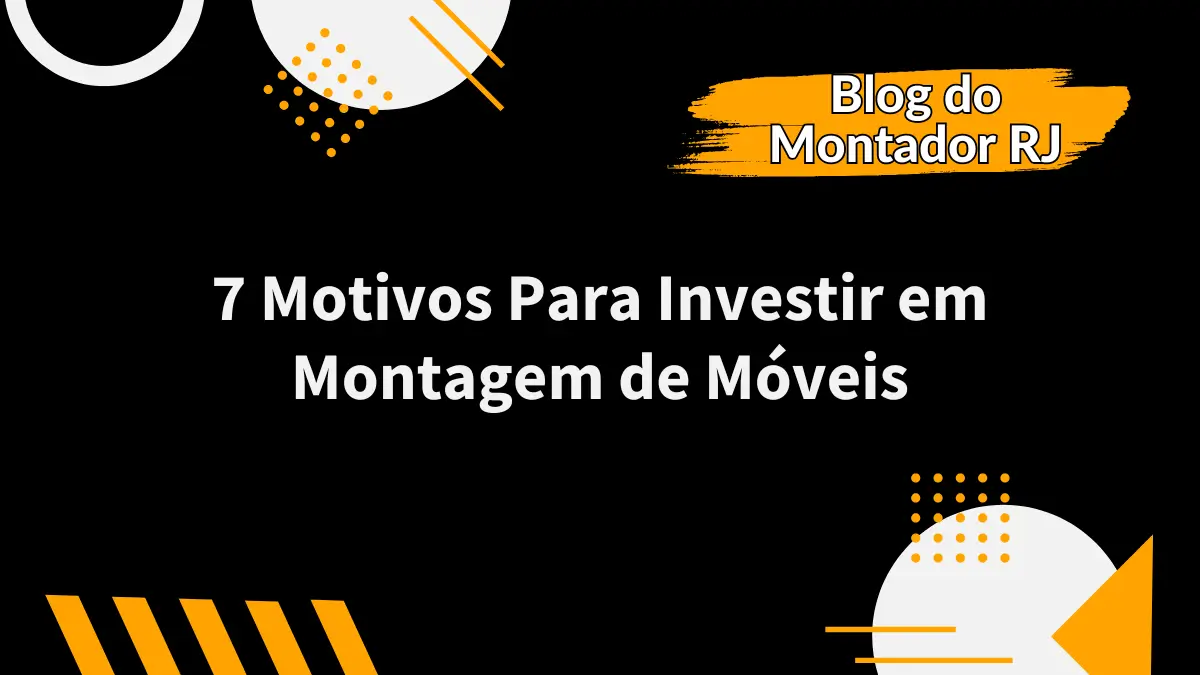 Montador de móveis com 23 anos de experiência realizando montagem de móveis residenciais no Rio de Janeiro | O Montador RJ