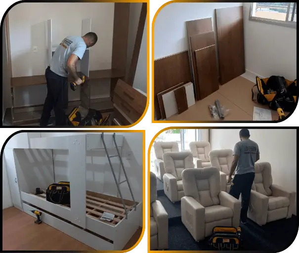 Desmontagem de móveis profissional no Rio de Janeiro com total segurança