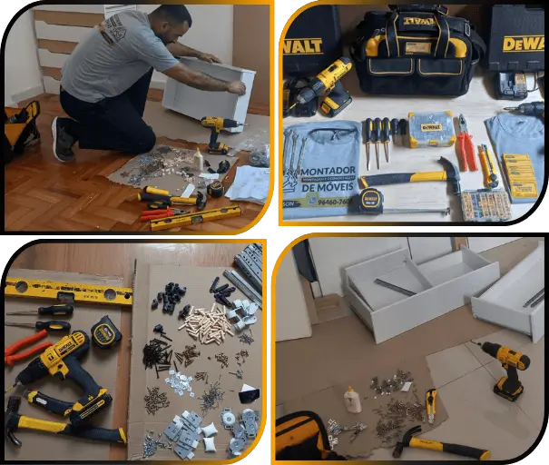 Manutenção de móveis profissional no Rio de Janeiro com ajustes e reparos