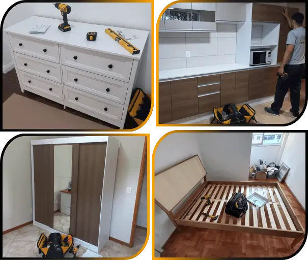 Montagem de móveis profissional no Rio de Janeiro para residências e empresas